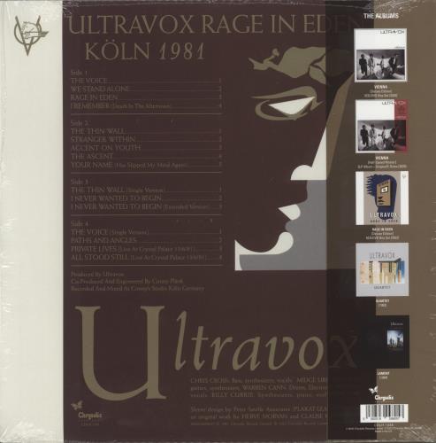 Ultravox Rage In Eden - 40th Anniversary Deluxe Edition 2-LP vinyl record set (Double LP Album) UK VOX2LRA879222