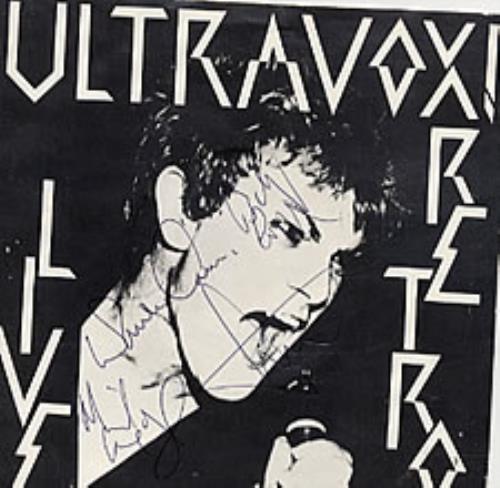 Ultravox Retro - Autographed 7" vinyl single (7 inch record / 45) UK VOX07RE224319