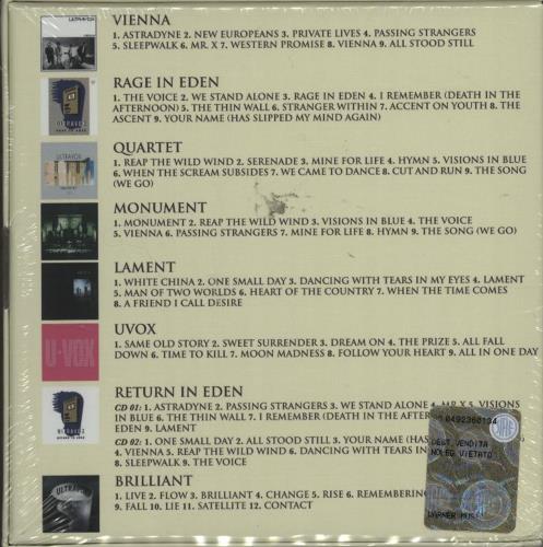 Ultravox The Albums 1980-2012 CD Album Box Set UK VOXDXTH596193
