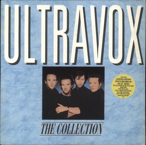 Ultravox The Collection - stickered p/s 2-LP vinyl record set (Double LP Album) UK VOX2LTH63313