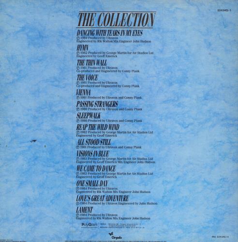 Ultravox The Collection vinyl LP album (LP record) Greek VOXLPTH783323