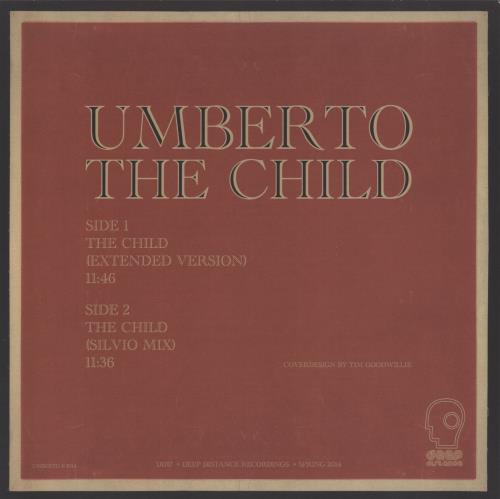 Umberto (00S) The Child - White Vinyl 12" vinyl single (12 inch record / Maxi-single) UK 1OU12TH747716