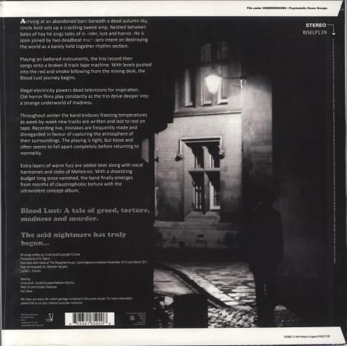 Uncle Acid & The Deadbeats Blood Lust - Sealed vinyl LP album (LP record) UK YNCLPBL805501