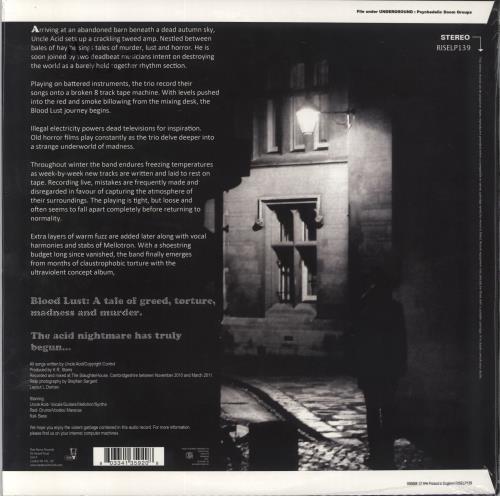 Uncle Acid & The Deadbeats Blood Lust vinyl LP album (LP record) UK YNCLPBL805507