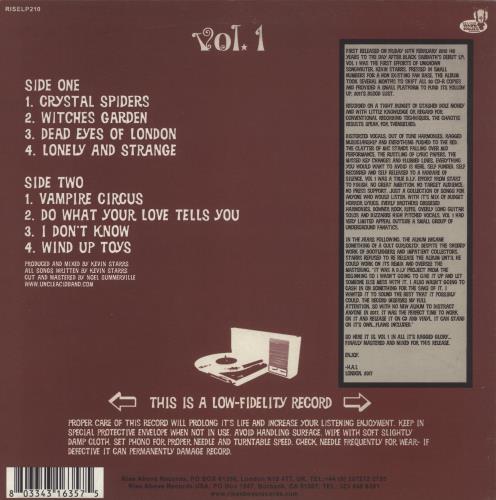 Uncle Acid & The Deadbeats Vol. 1 - Cherry Red Vinyl vinyl LP album (LP record) UK YNCLPVO873006