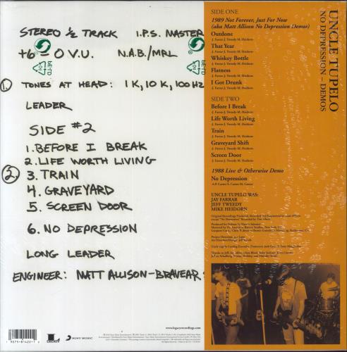 Uncle Tupelo No Depression - Demos - Sealed vinyl LP album (LP record) UK X58LPNO832802
