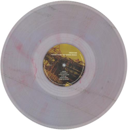 Understand Burning Bushes And Burning Bridges - Clear With Red Marble Vinyl vinyl LP album (LP record) German UN-LPBU866689