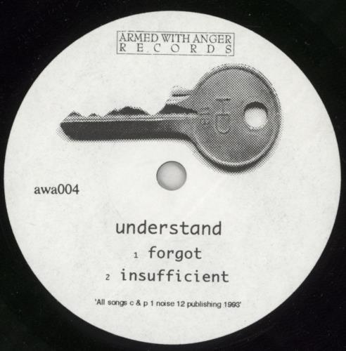 Understand Understand 7" vinyl single (7 inch record / 45) UK UN-07UN866325