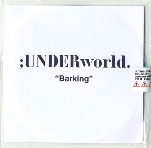Underworld Barking CD-R acetate US UDWCRBA549999