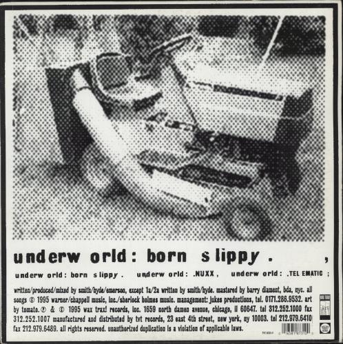 Underworld Born Slippy 12" vinyl single (12 inch record / Maxi-single) US UDW12BO885870