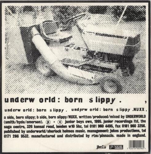 Underworld Born Slippy 12" vinyl single (12 inch record / Maxi-single) UK UDW12BO891446