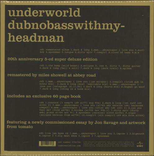 Underworld Dubnobasswithmyheadman - Sealed Box Set CD Single Box Set UK UDWCXDU661852