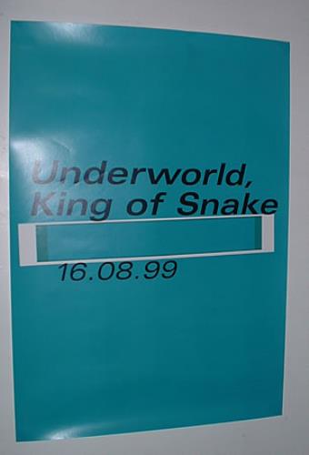 Underworld King Of Snake poster UK UDWPOKI243862