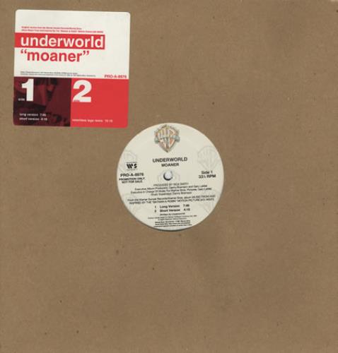 Underworld Moaner 12" vinyl single (12 inch record / Maxi-single) US UDW12MO96271