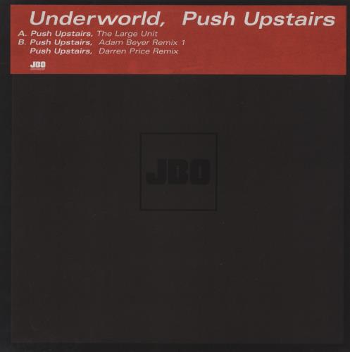 Underworld Push Upsrairs - The Large Unit 12" vinyl single (12 inch record / Maxi-single) UK UDW12PU132610