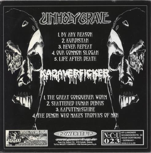 Unholy Grave Unholy Grave / Kadaverficker 7" vinyl single (7 inch record / 45) German 65J07UN844812