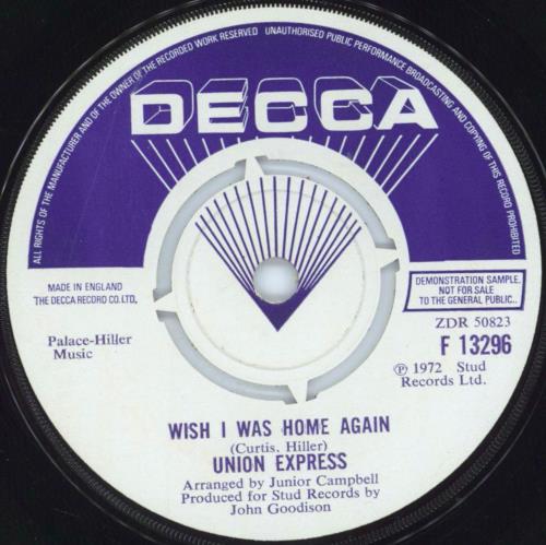 Union Express Happy Song 7" vinyl single (7 inch record / 45) UK 5UL07HA813867