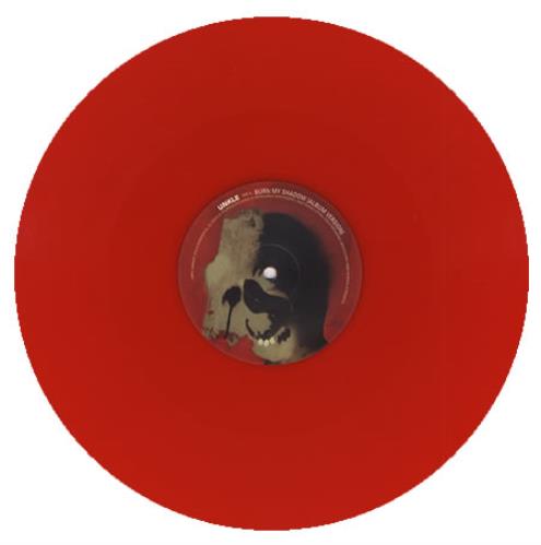 Unkle Burn My Shadow - Red Vinyl 12" vinyl single (12 inch record / Maxi-single) UK UNK12BU405473