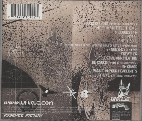 Unkle Psyence Fiction CD album (CDLP) UK UNKCDPS647537