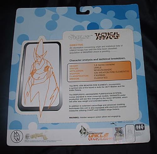 Unkle Tactical Assault Figure memorabilia UK UNKMMTA311230