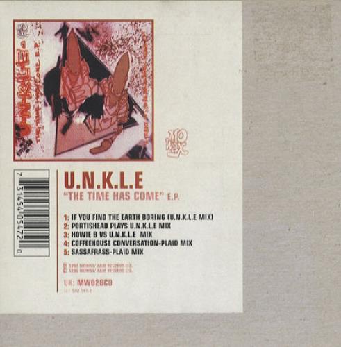 Unkle The Time Has Come EP CD single (CD5 / 5") UK UNKC5TH438569