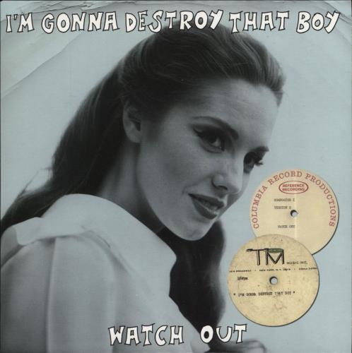 Unknown Artist (Tuba Records) I'm Gonna Destroy That Boy / Watch Out 7" vinyl single (7 inch record / 45) Spanish 3OR07IM766375