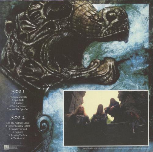 Unleashed Acros The Open Sea vinyl LP album (LP record) German ULDLPAC812802