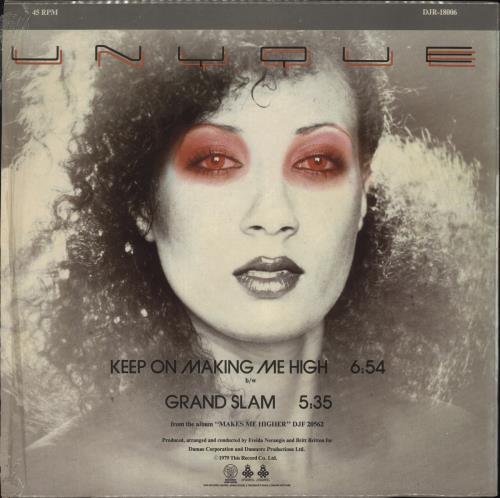 Unyque Keep On Making Me High 12" vinyl single (12 inch record / Maxi-single) UK -7Z12KE887957