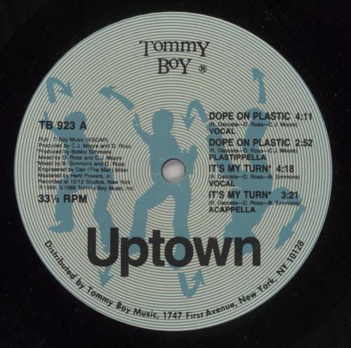Uptown Dope On Plastic 12" vinyl single (12 inch record / Maxi-single) US 9ZU12DO868994