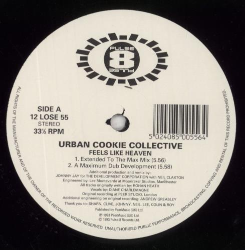 Urban Cookie Collective Feels Like Heaven 12" vinyl single (12 inch record / Maxi-single) UK URB12FE856613
