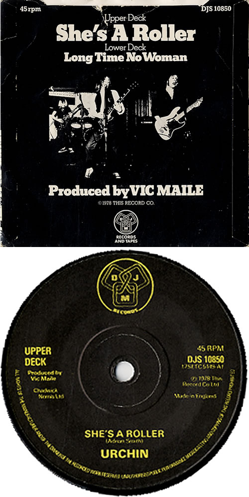 Urchin She's A Roller - EX 7" vinyl single (7 inch record / 45) UK URC07SH12062