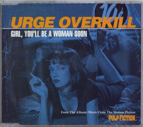 Urge Overkill Girl You'll Be A Woman Soon CD single (CD5 / 5") UK UOVC5GI177457