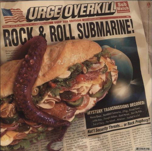 Urge Overkill Rock&Roll Submarine vinyl LP album (LP record) US UOVLPRO873015