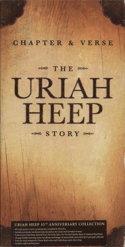 Uriah Heep Chapter & Verse - The Uriah Heep Story CD Album Box Set UK URIDXCH337493