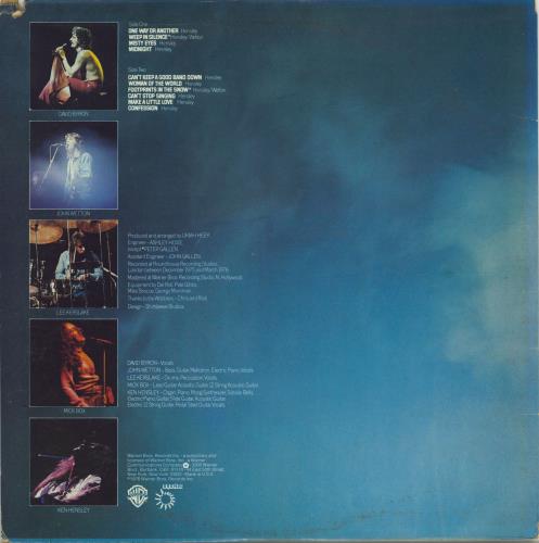 Uriah Heep High And Mighty vinyl LP album (LP record) US URILPHI767908