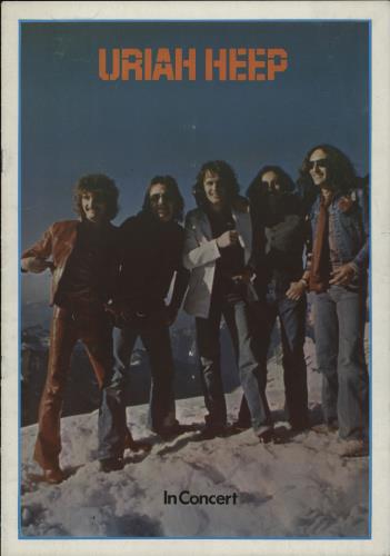 Uriah Heep In Concert tour programme UK URITRIN345649