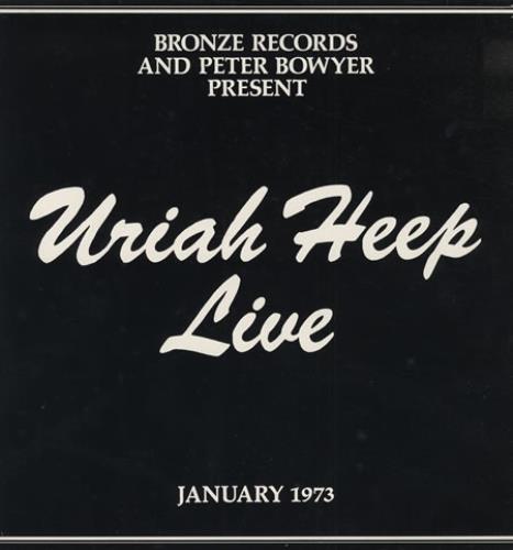 Uriah Heep Live vinyl LP album (LP record) German URILPLI415011