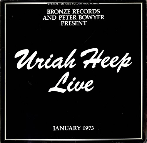 Uriah Heep Live 2-LP vinyl record set (Double LP Album) German URI2LLI462435