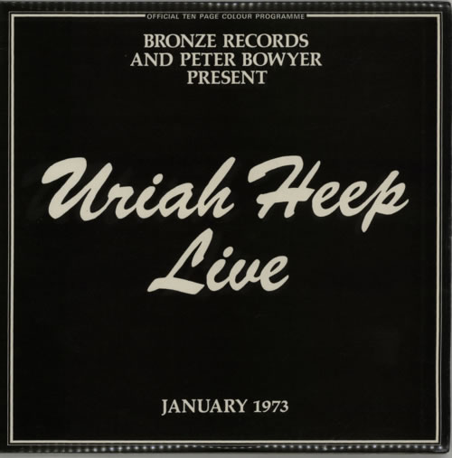 Uriah Heep Live 2-LP vinyl record set (Double LP Album) UK URI2LLI614348