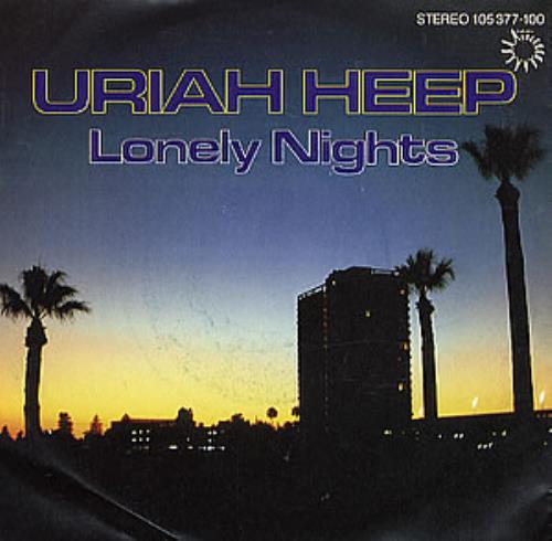 Uriah Heep Lonely Nights 7" vinyl single (7 inch record / 45) German URI07LO295097
