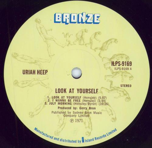 Uriah Heep Look At Yourself - 1st [a] - EX vinyl LP album (LP record) UK URILPLO799266