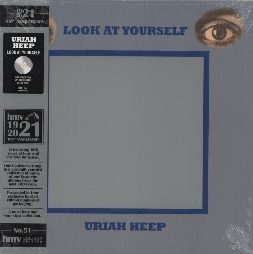 Uriah Heep Look At Yourself: 50th Anniversary - Clear Vinyl - HMV - Sealed vinyl LP album (LP record) UK URILPLO869182