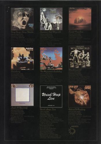 Uriah Heep On Tour '75 tour programme UK URITRON726706