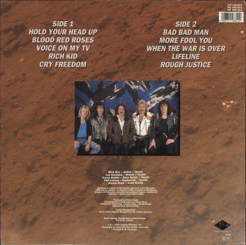 Uriah Heep Raging Silence vinyl LP album (LP record) German URILPRA727248