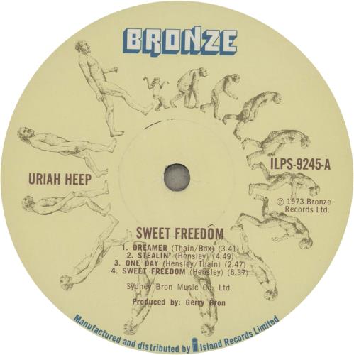 Uriah Heep Sweet Freedom - 1st vinyl LP album (LP record) UK URILPSW391362
