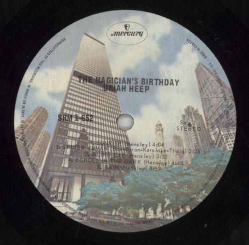 Uriah Heep The Magician's Birthday vinyl LP album (LP record) UK URILPTH863441