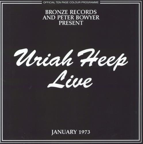 Uriah Heep Uriah Heep Live - 180gm Black & White Splatter Vinyl - RSD17 2-LP vinyl record set (Double LP Album) UK URI2LUR797123