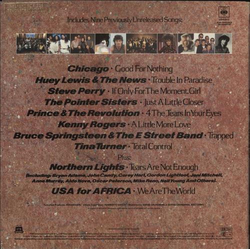 USA For Africa We Are The World vinyl LP album (LP record) UK UAFLPWE363682