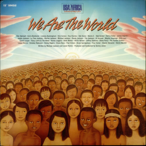 USA For Africa We Are The World 12" vinyl single (12 inch record / Maxi-single) Japanese UAF12WE545345