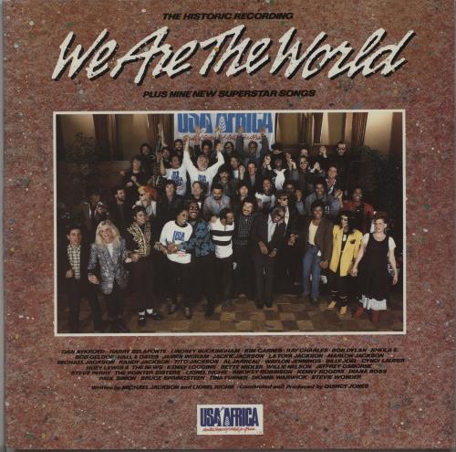 USA For Africa We Are The World vinyl LP album (LP record) Portuguese UAFLPWE673782
